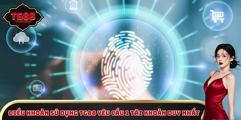 Điều khoản sử dụng TG88 yêu cầu 1 tài khoản duy nhất